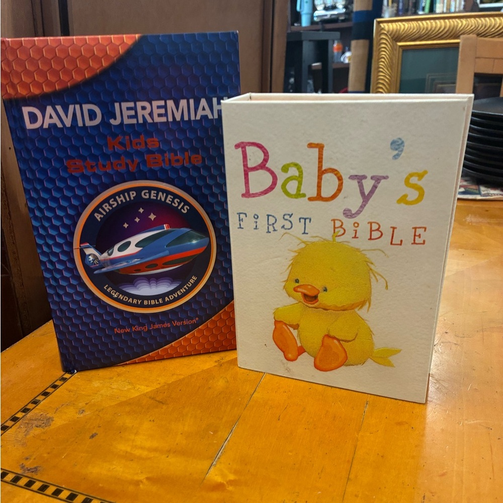 2 pcs Toddler bible set